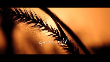 koi roonay wala hai  – Hasanain akbarr