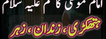 Hathkari  zindan  zehar … Imam Musa Kazim a.s shahadat by Allama Syed Ali Raza Rizvi